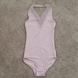 Lace top bodysuit NWOT